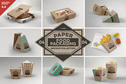 VOL.4: Food Box Packaging Mockups, a Packaging Mockup by INCDesign (Thumbnail 1 of 21)