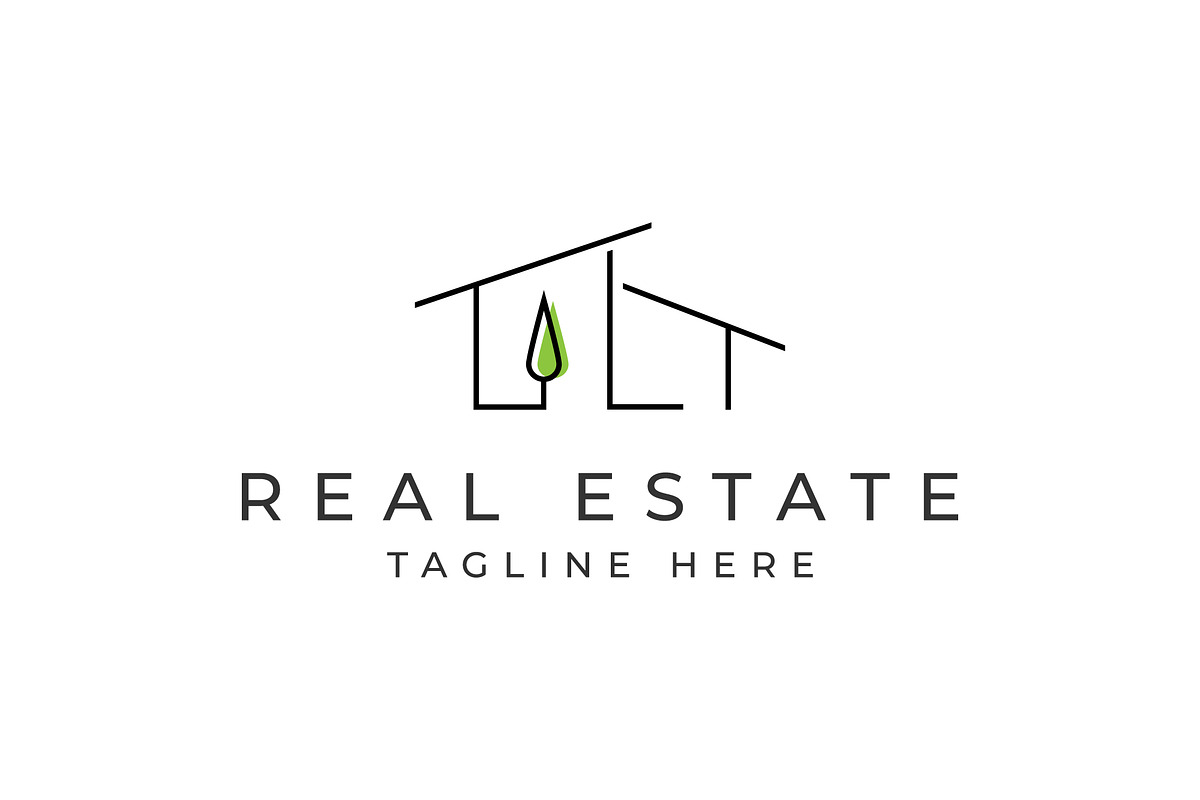 Home real estate icon vector, an Outline Icon by sancreastd.