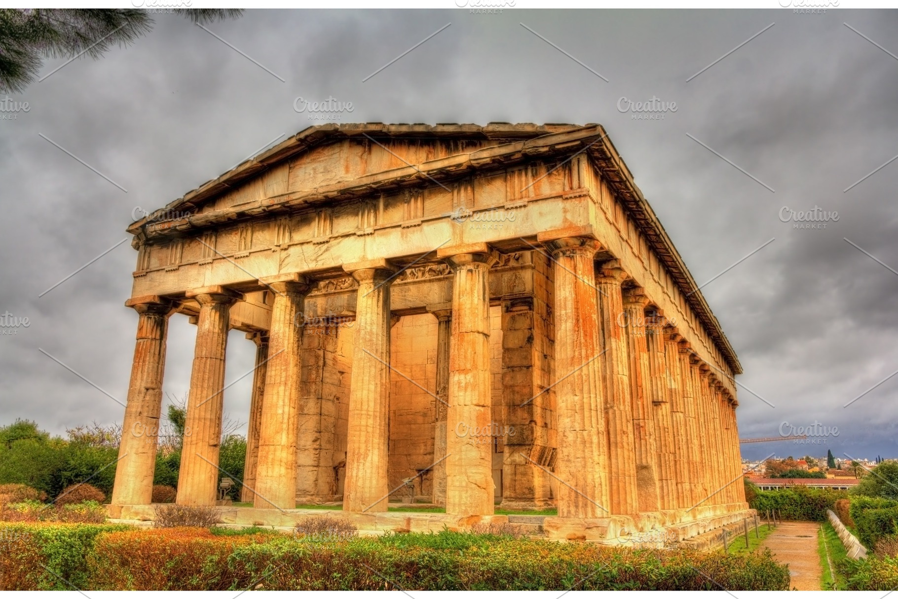 Temple of hephaestus in athens greece featuring temple, athens, and, an Architecture Photo by Leonid Andronov