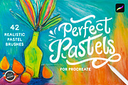 Perfect Pro Pastels For Procreate, a Brush Add-On by Mels Brushes (Thumbnail 1 of 5)