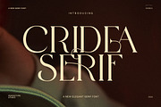 Cridea Elegant Serif Font, a Serif Font by Perfectype (Thumbnail 1 of 8)