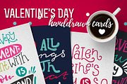Valentine's Day greeting cards+bonus, a Texture Illustration by Wewhitelist (Thumbnail 1 of 6)