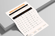 Medical Blood Sugar Record Layout, a Stationery Template by ContestDesign (Thumbnail 2 of 3)