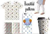 Cute watercolor animals Design Set, an Animal Illustration by Xenia_Art (Thumbnail 11 of 14)