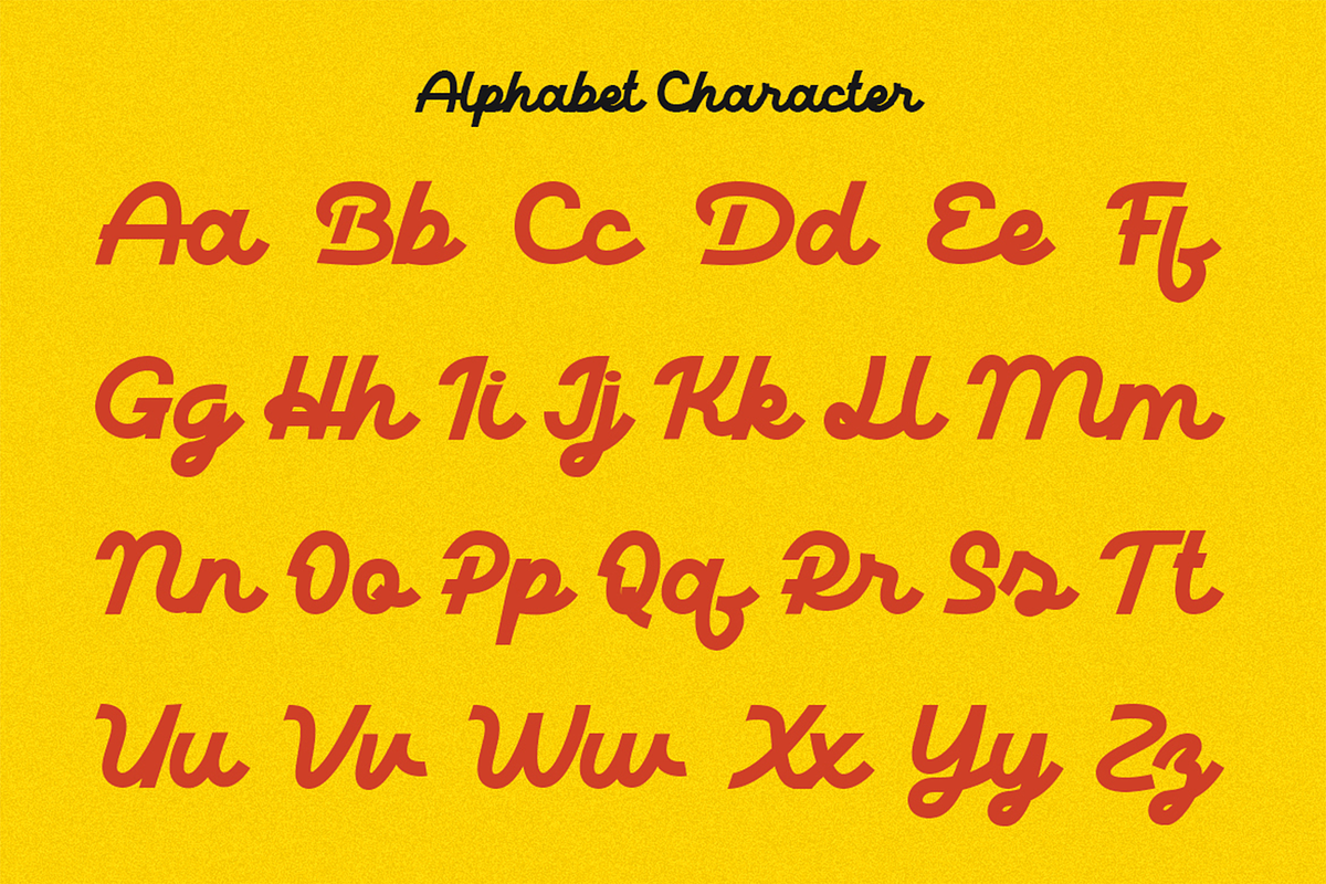 Daliot - Retro Script Display Font, a Script Font by Pekotype (Photo 9 of 14)
