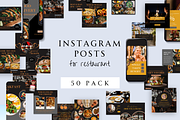 PROFESSIONAL RESTAURANT INSTAGRAM, a Social Media Template by Daring Digies (Thumbnail 2 of 10)