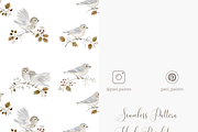 Seamless Cute Birds Pattern, a Pattern Graphic by Pati Charm Studio (Thumbnail 5 of 6)