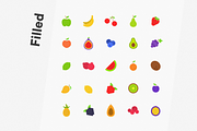 25 Fruit Icons, an Icon by Mel Casey (Thumbnail 3 of 4)