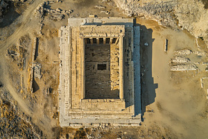 Aerial view showcasing the Parthenon, a Photo by Iftikhar Alam