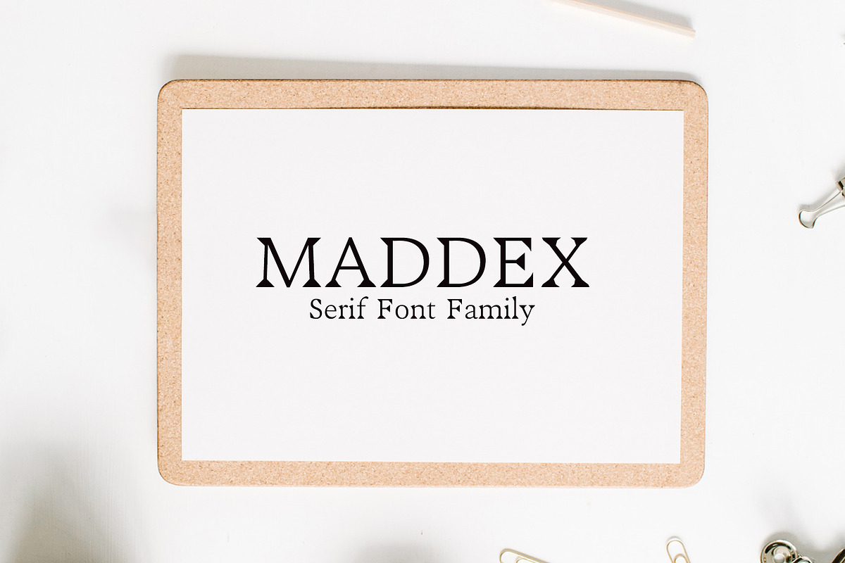 Maddex Serif 3 Font Family