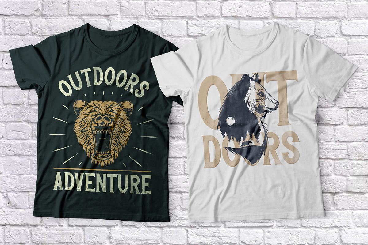 Outdoors Layered Font preview 5