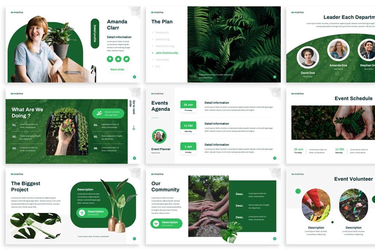 Morha - Nature Google Slides, a Presentation Template by SlideFactory (Photo 3 of 4)