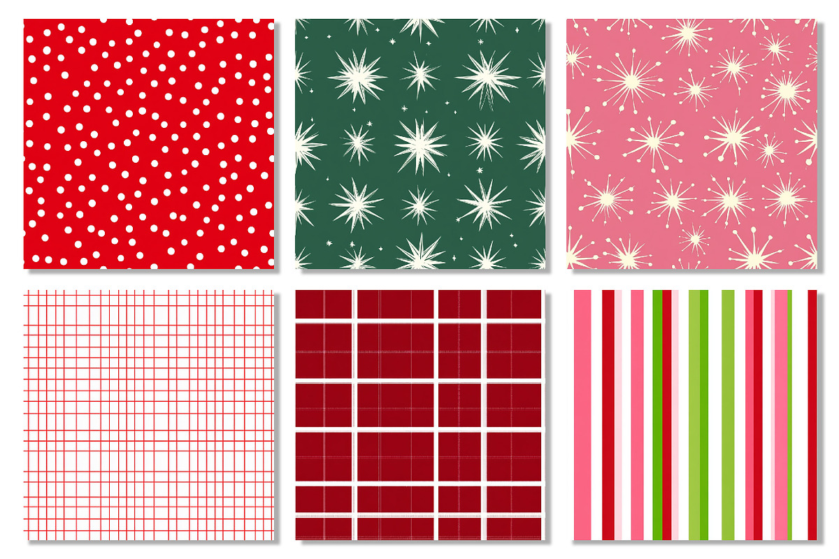 Christmas Seamless Paper Patterns, a Pattern Graphic by Dream Creation (Photo 5 of 6)