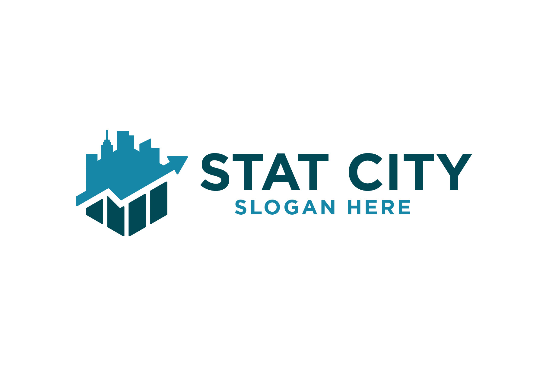 Stat City Logo, a Branding & Logo Template by Suhandi