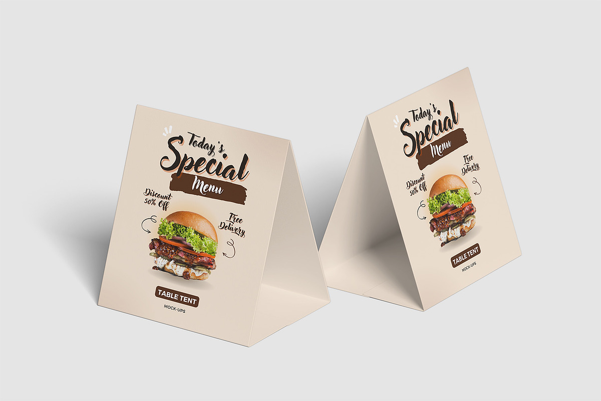 Table Tent Mockups | Table Card, an Advertising Mockup by Compositing Studio (Photo 16 of 20)
