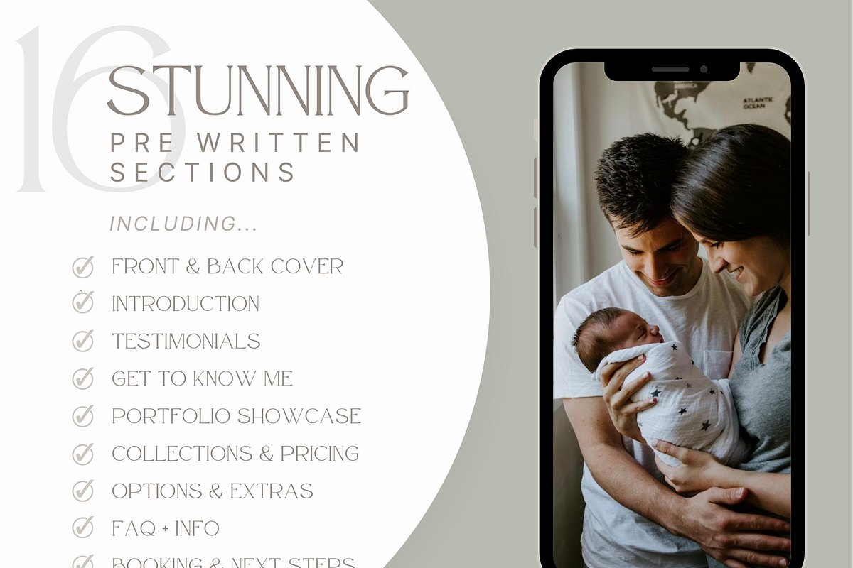GOLD Newborn Photography Guide, a Magazine Template by Signature Edits (Photo 7 of 11)