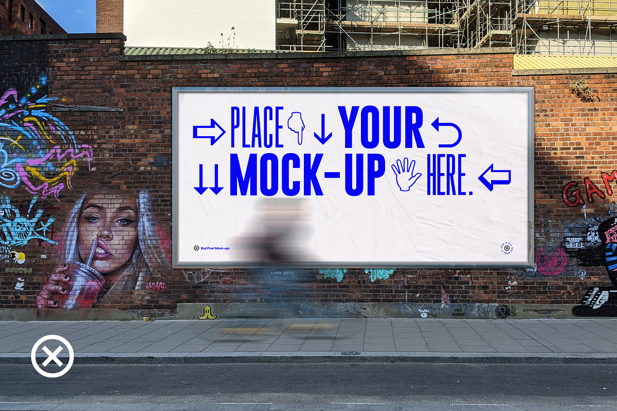 Street Billboard Mockup, a Print Template by Dead Pixel Mockups (Photo 1 of 3)