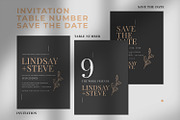 Black Royal Wedding Suite, an Invitation Template by Azka Creative (Thumbnail 2 of 4)