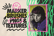 Markers Kit, an Object Graphic by Indieground Design Inc. (Thumbnail 2 of 16)