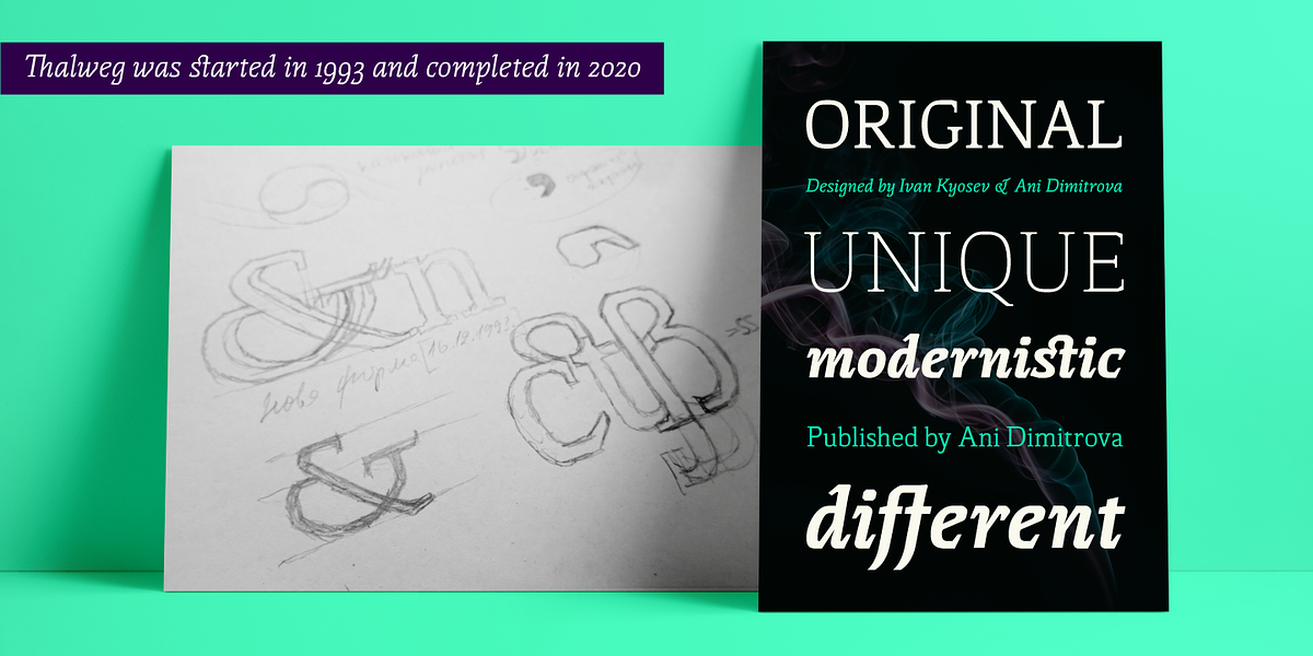 Thalweg, a Serif Font by Ani Dimitrova (Photo 8 of 15)
