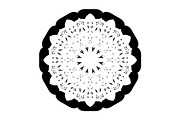 Black White Mandala Illustration Set, a Decorative Illustration by NJ Himel (Thumbnail 3 of 101)
