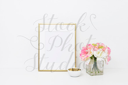 Frame Mockup Stock Photo