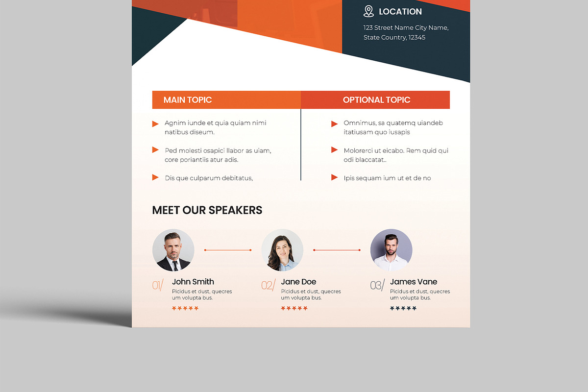 Online Business Conference Flyer, a Flyer Template by MightyDesign (Photo 5 of 8)