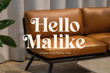 Hello Malike - Retro Serif Typeface