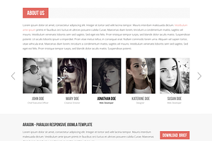 Aragon - Parallax Joomla Template