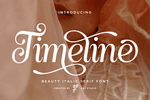 Timeline - Beauty Italic Serif Font