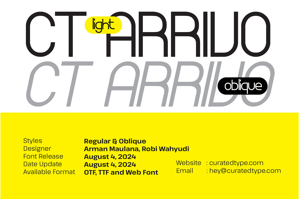 Arrivo Sans Light - Modern Sans Font, a Sans Serif Font by CuratedType Studio (Photo 7 of 9)