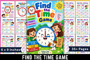 Find the Time Game, a Stationery Template by Designmela01 (Thumbnail 1 of 6)