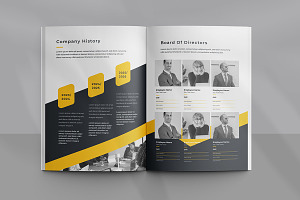 Company Profile Layout Template