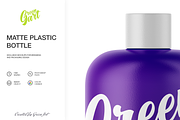 2 PSD Matte Plastic Bottle Mockup, a Packaging Mockup by Green Art (Thumbnail 3 of 6)
