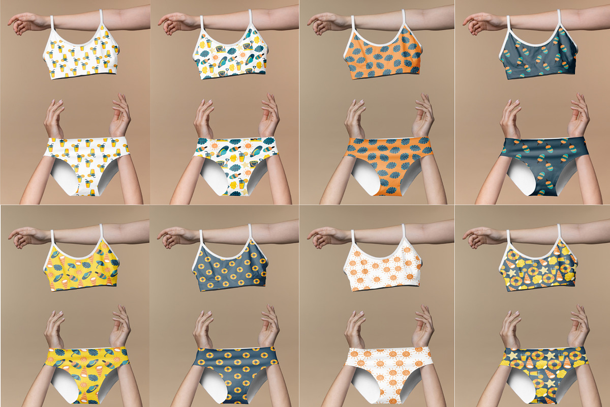Summer Pattern Design Collection, a Pattern Graphic by D.O.C Gallery by Carla (Photo 7 of 13)