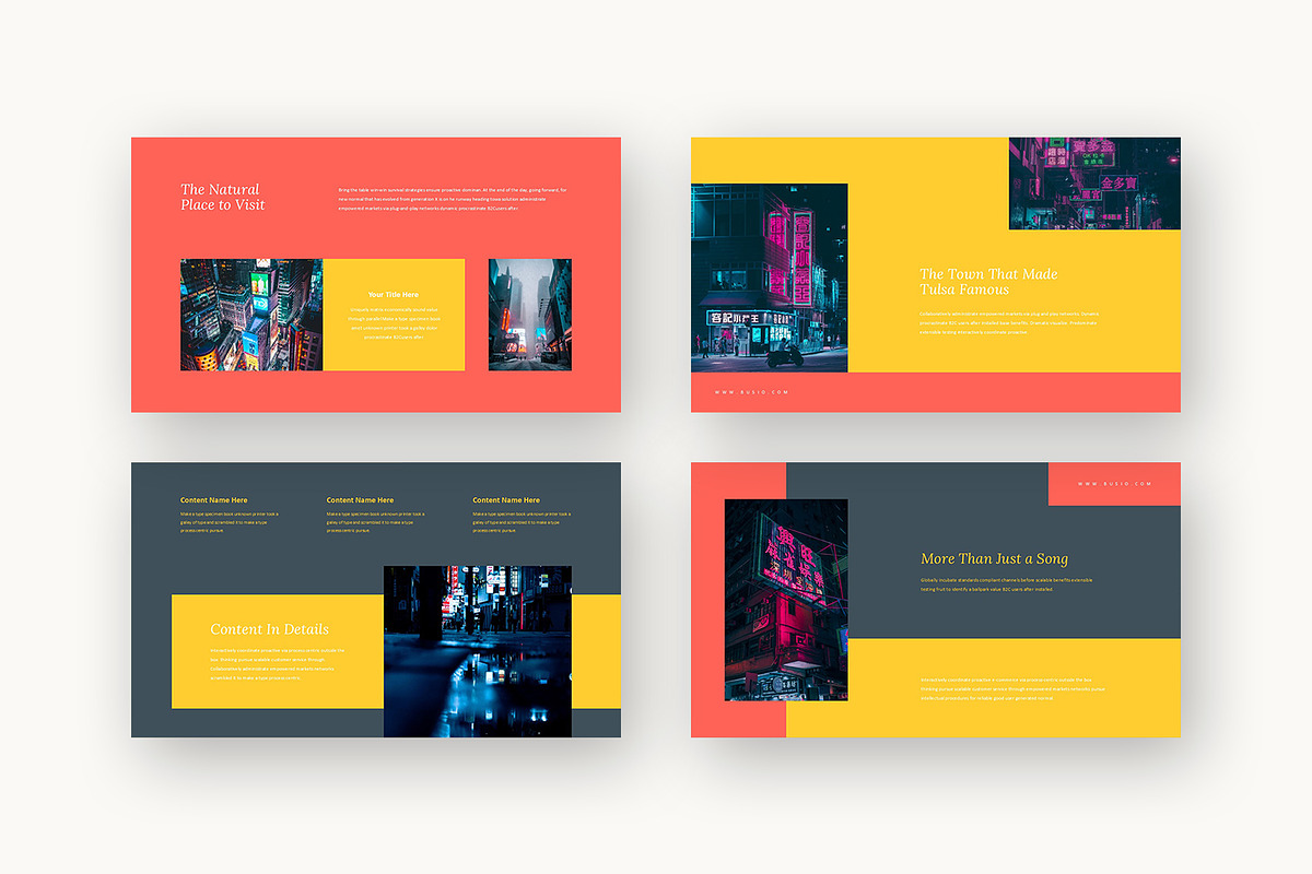 Busio : City Tourism Keynote preview 3