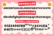 Watermelon - A Chunky Bold Font, a Sans Serif Font by Happy Type Club (Thumbnail 6 of 7)