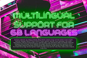Neon Backlight, a Symbol Font by Ditatype (Thumbnail 10 of 10)