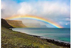 Rainbow in Iceland, a Nature Photo by Nature and travel