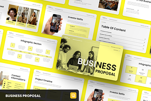 Minimalist Business Proposal, a Presentation Template by SquidPixey