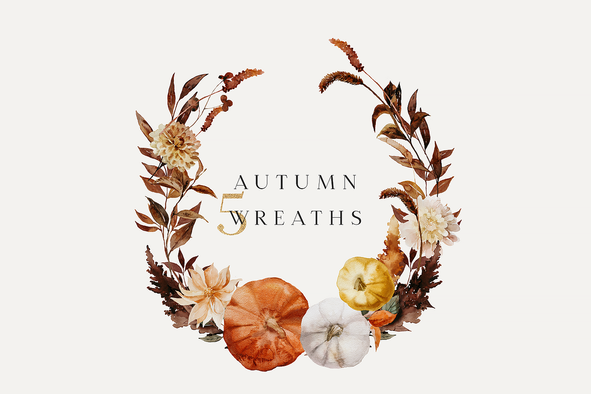 UPDATE! AUTUMN GARDEN collection, a Decorative Illustration by Youksy (Photo 14 of 20)