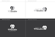 99 Studio Logo, a Branding & Logo Template by ArtFusion (Thumbnail 5 of 5)