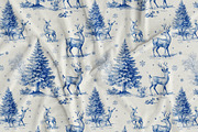 Vintage Christmas Pattern Collection, a Pattern Graphic by Olya Creative (Thumbnail 15 of 21)