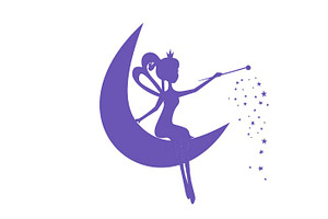 Cartoon Fairies Silhouette