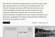 Post Serif - Vintage slab-serif, a Slab Serif Font by Jacob Waites (Thumbnail 3 of 11)