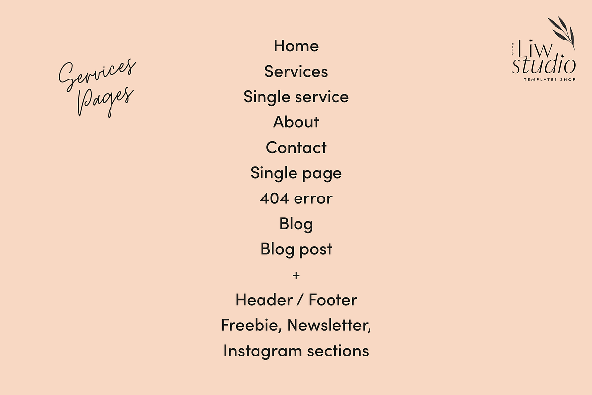 Feminine WordPress Theme Elementor, a WordPress Template by Liw studio (Photo 4 of 8)