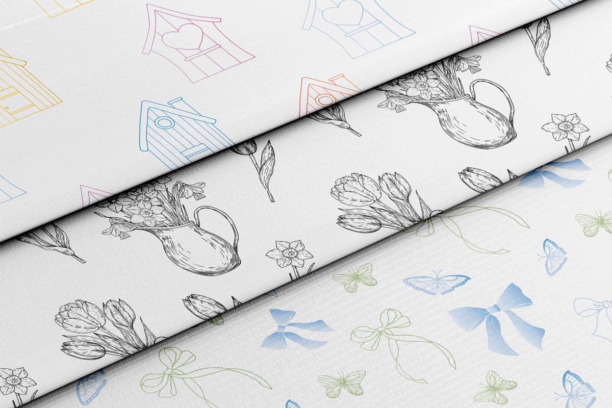 Garden story - Spring line art, an Illustration by Navenzeles (Photo 14 of 14)