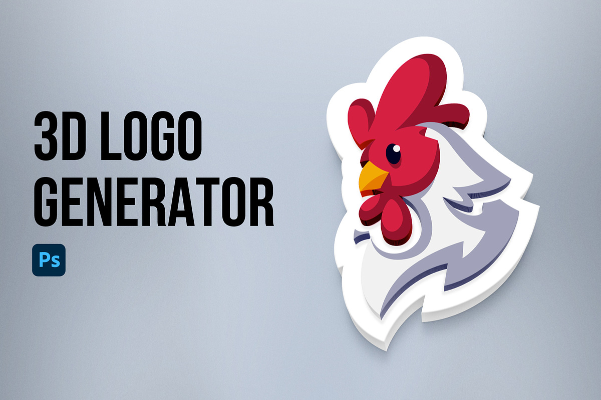 3D Logo Generator, an Object Graphic by Loudoun Design Co. (Photo 1 of 7)