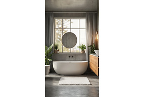 Modern bathroom with elegant design, an Architecture Photo by Beautiful things