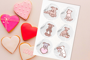 740 Kawaii Cute Dogs SVG Collection